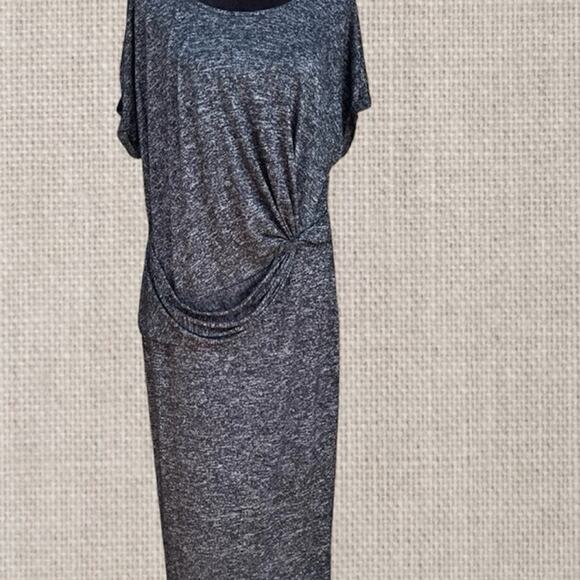 LARA women's size L, black stretchy fabric, dress - Picture 1 of 10